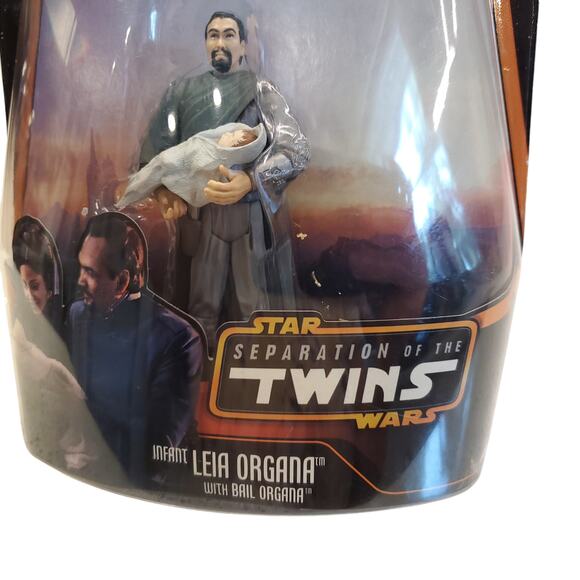 2005 Hasbro Star Wars Revenge of the Sith Separation of the Twins Leia with Bail - Picture 8 of 11